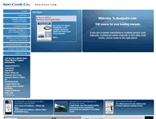 Tablet Screenshot of boatpubs.com